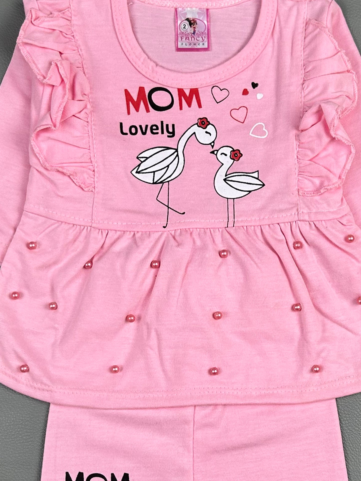 3Mth - 9Mth Lovely Pink Baby Suit For Newborn NBS254