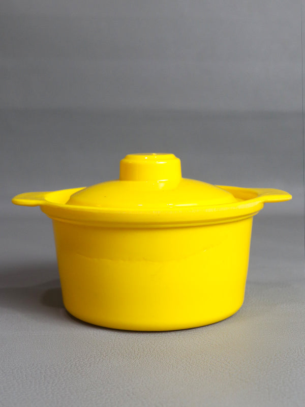 Yellow Melamine Circle Shape Mini Bowl