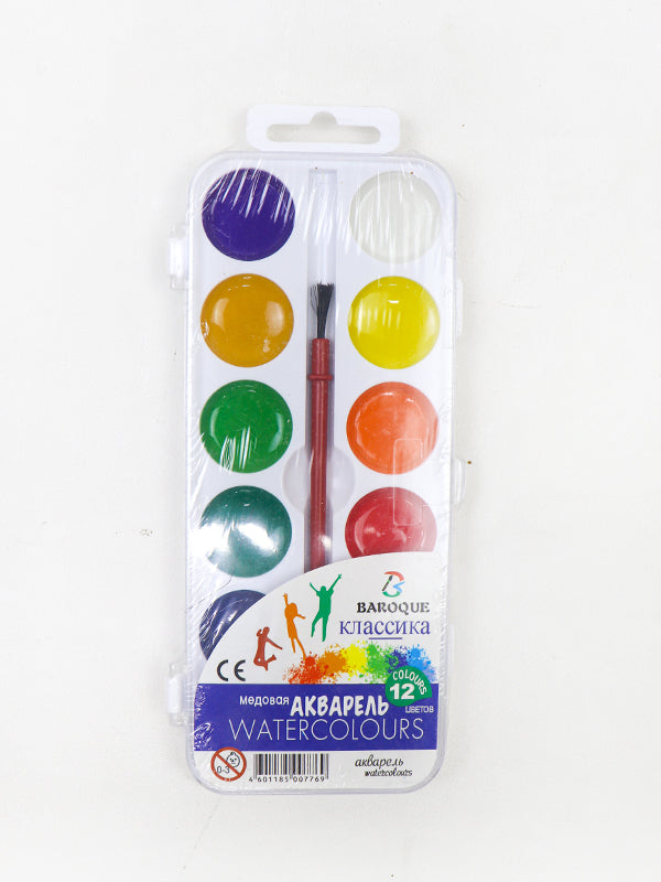 Baroque 12 Pack Water Color - Multi Color