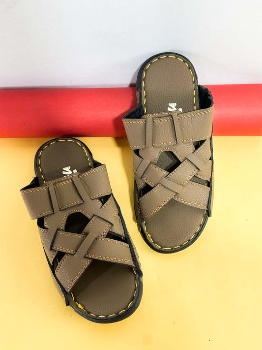Brown Casual Slippers for Men MC148