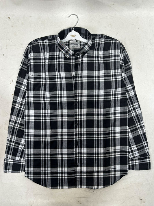AE Black Check Casual Shirt For Men MCS149