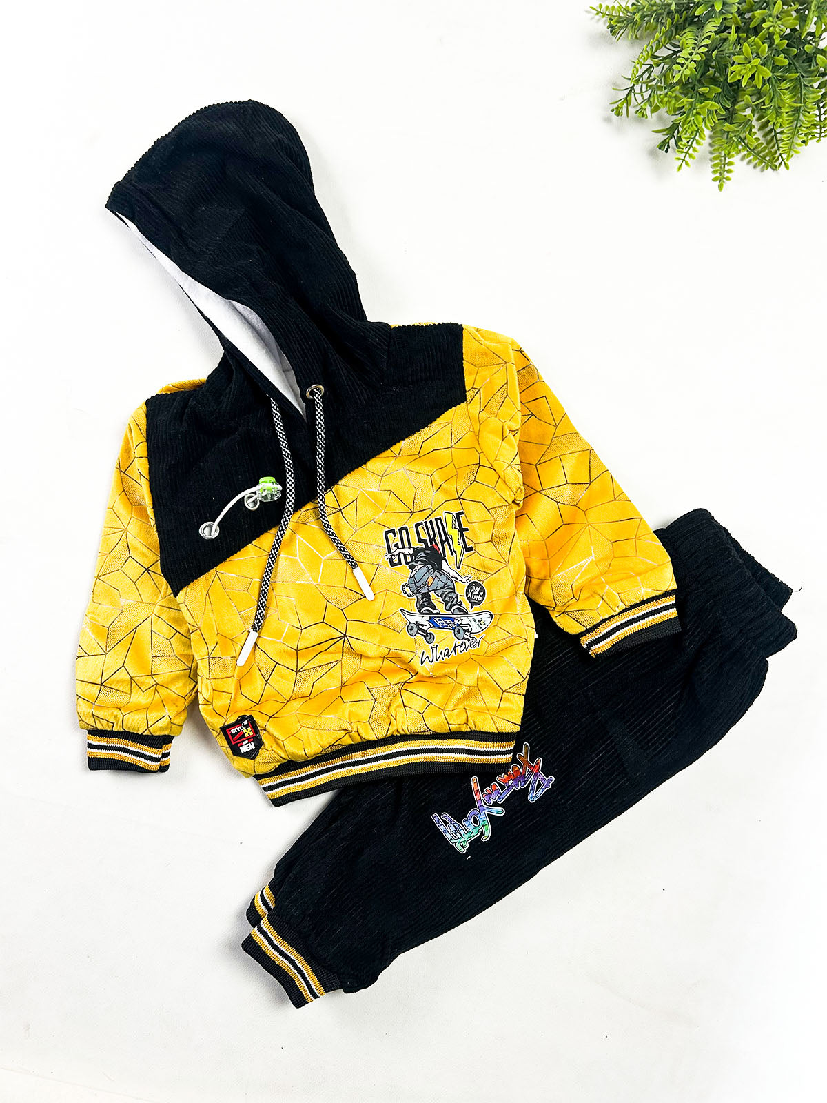 2Yrs - 5Yrs Yellow Suit For Kids BS860