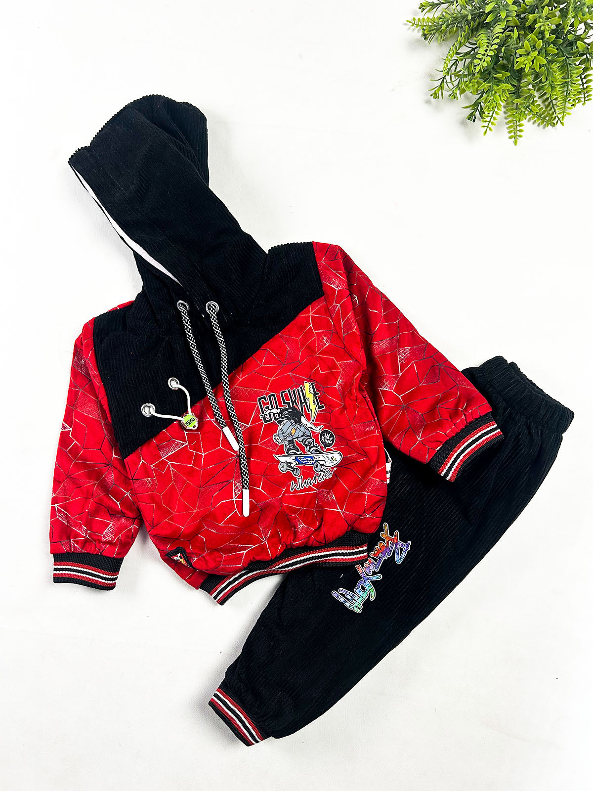 2Yrs - 5Yrs Red Suit For Kids BS862