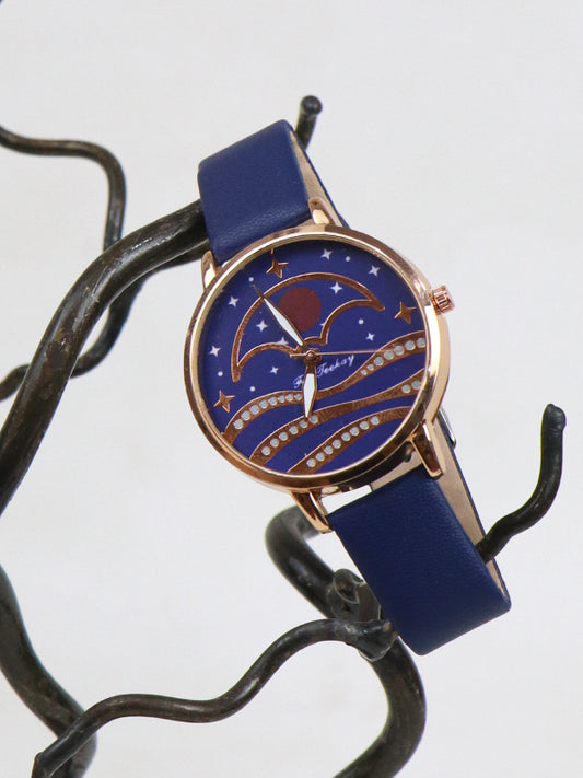 WW08 Stylish Jeekay Wrist Watch for Women Blue