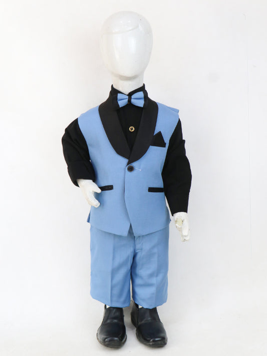 BCP06 4 PCS Suit for Boys 6Mth - 14Yrs Light Blue