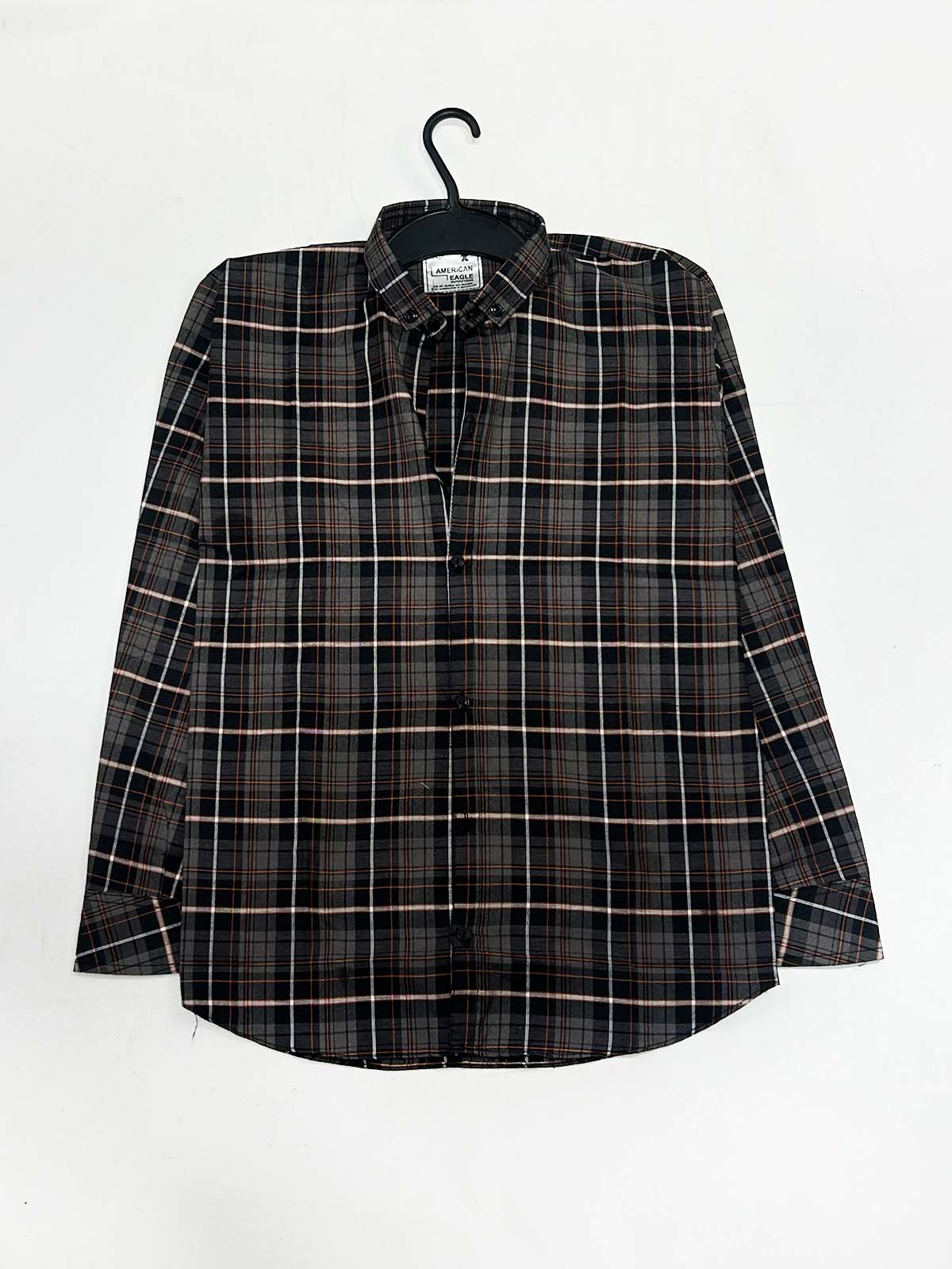 Brown Checks Casual Shirt For Men MCS135