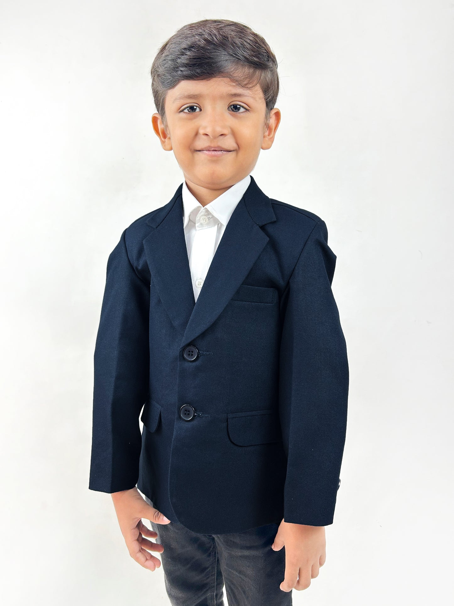 3Yrs - 7Yrs Navy Blue Casual Coat Blazer For Boys / School Uniform Blazer CB01