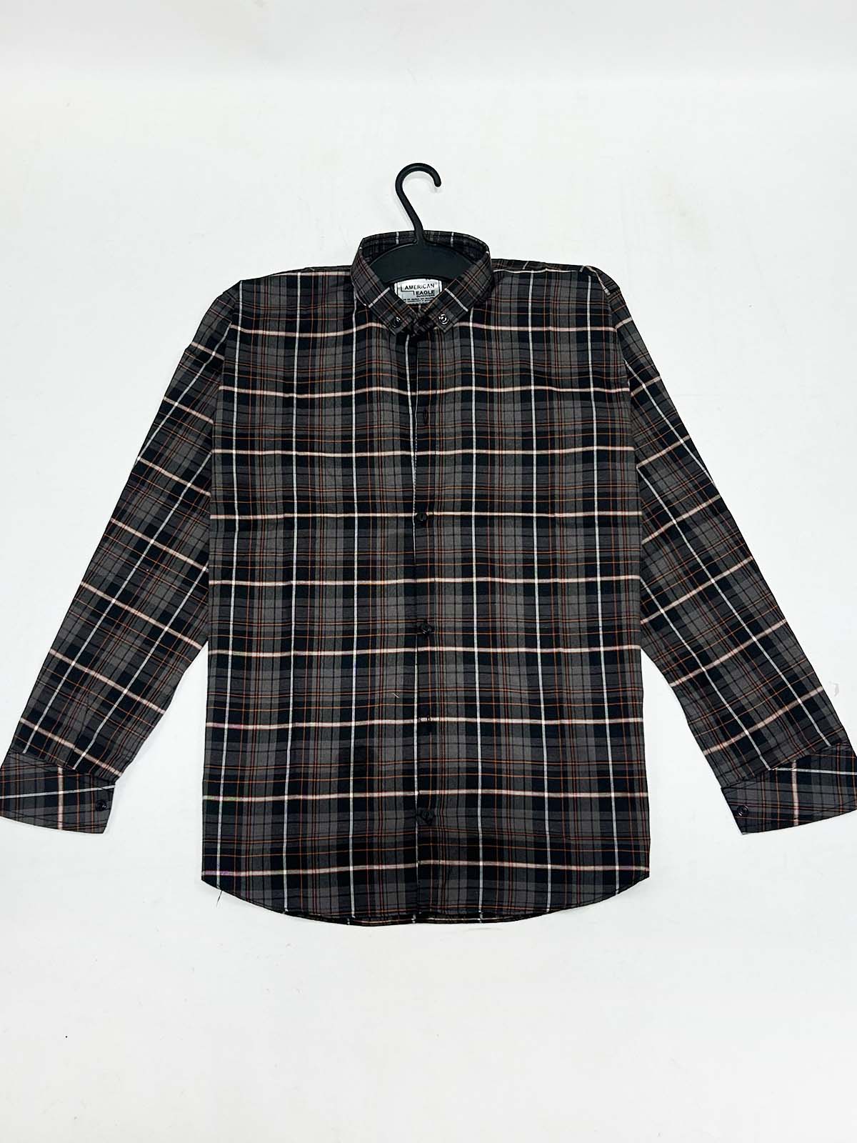 Brown Checks Casual Shirt For Men MCS135