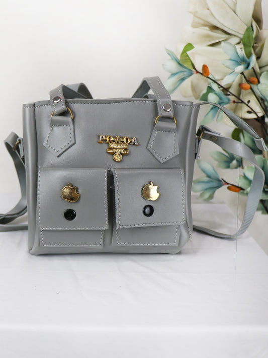 WHB16 Women's Handbag Grey