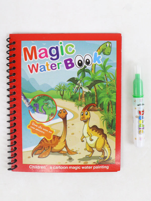 Magic Water Book for Kids Deno Design Red