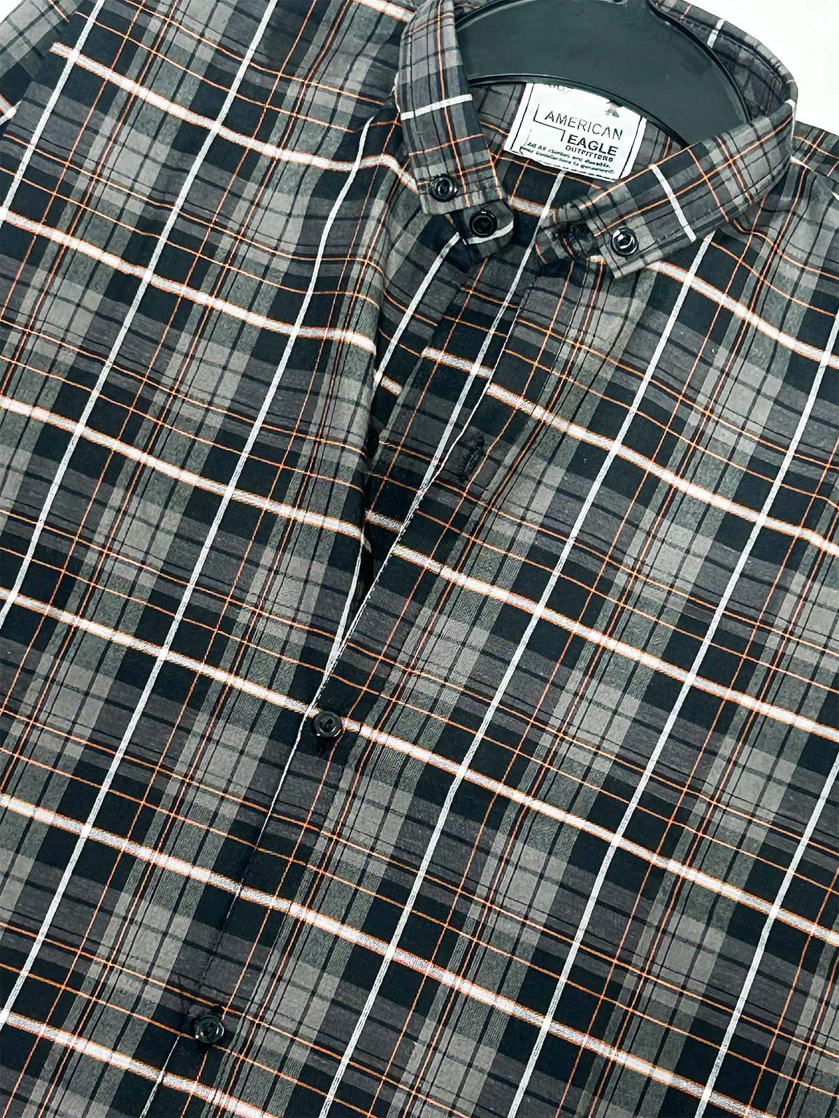 Brown Checks Casual Shirt For Men MCS135