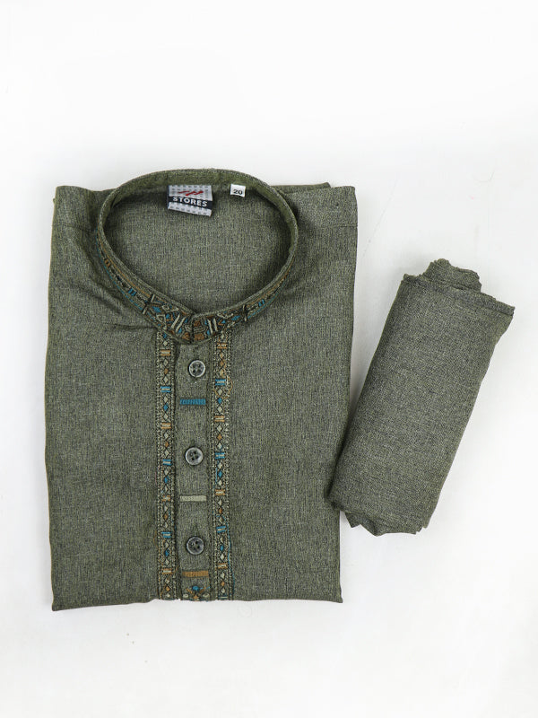AM 366 Boys Kurta Pajama Suit 2Yrs - 14Yrs Green