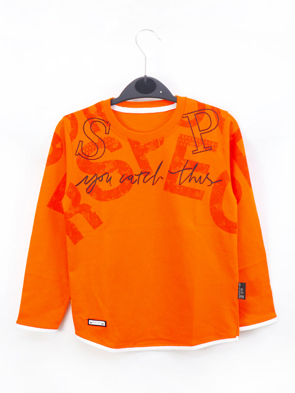 ATT Boys T-Shirt 5Yrs - 10 Yrs Catch This Orange