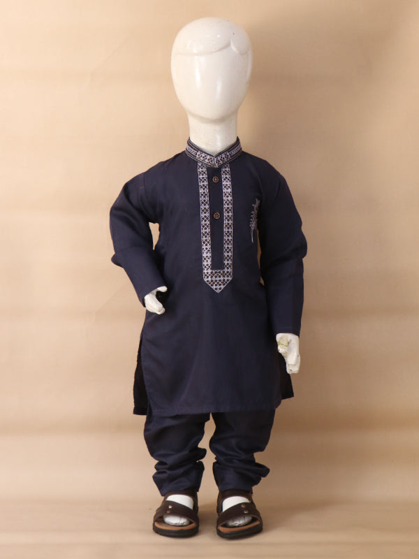 BKP08 IM Boys Kurta Pajama 2Yrs - 14Yrs Navy Blue