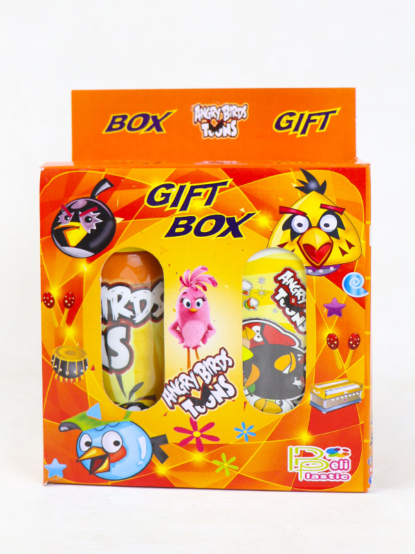 Kids Lunch Box & Water Bottle Angry Birds Gift Box