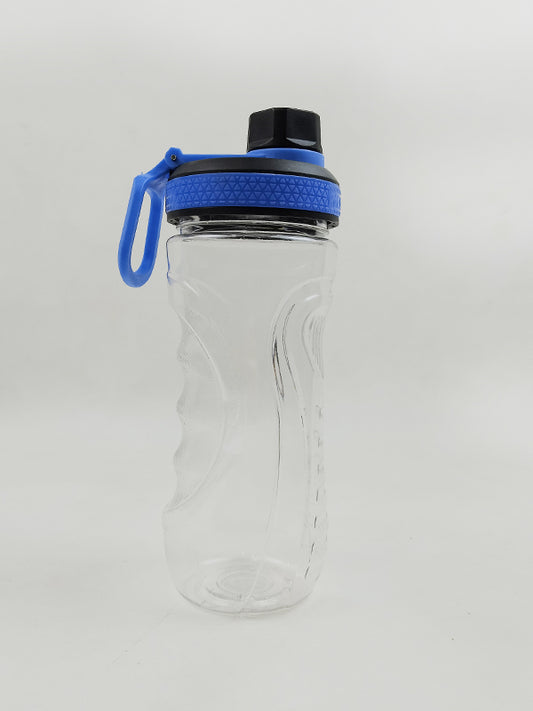 Aqua Sip Sports Transparent Water Bottle Blue