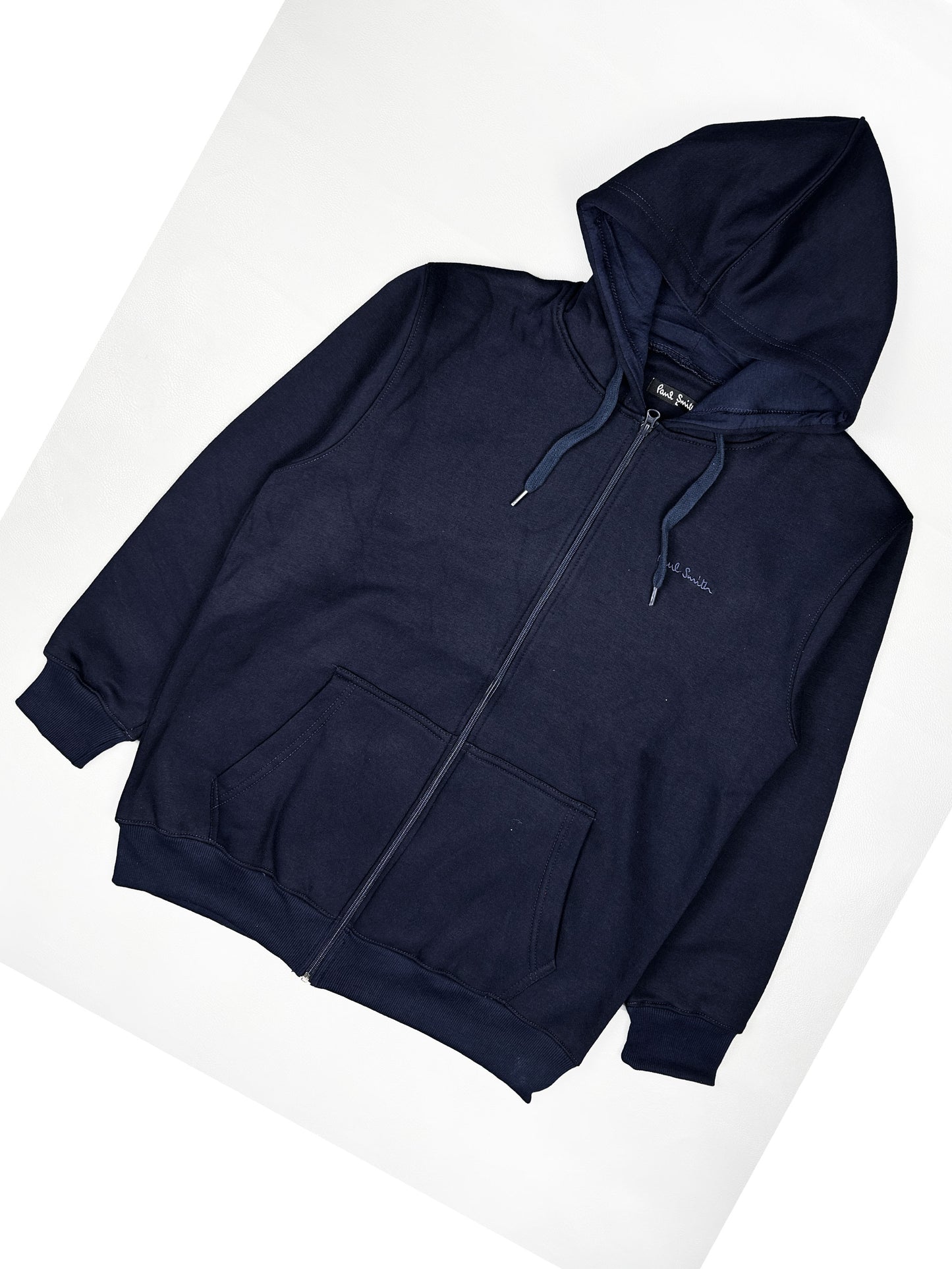 Navy Blue Zipper Hoodie For Men MH31