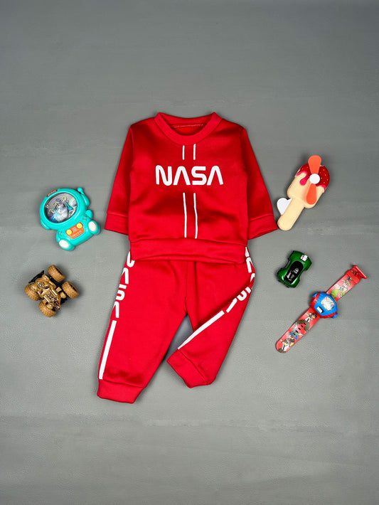 3Mth - 9Mth Nasa Red Suit For Newborns SG NBS155