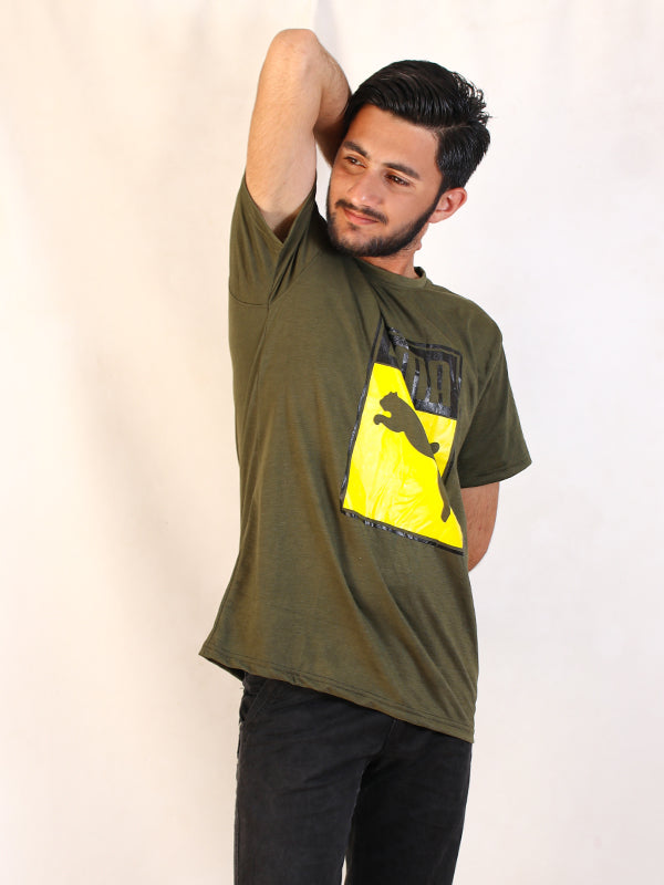 MTS44 SN Men's T-Shirt PUM Green