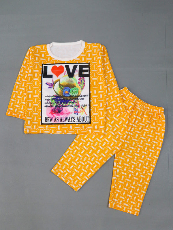 BS61 TG Kids Suit 1Yr - 4Yrs Love Yellow