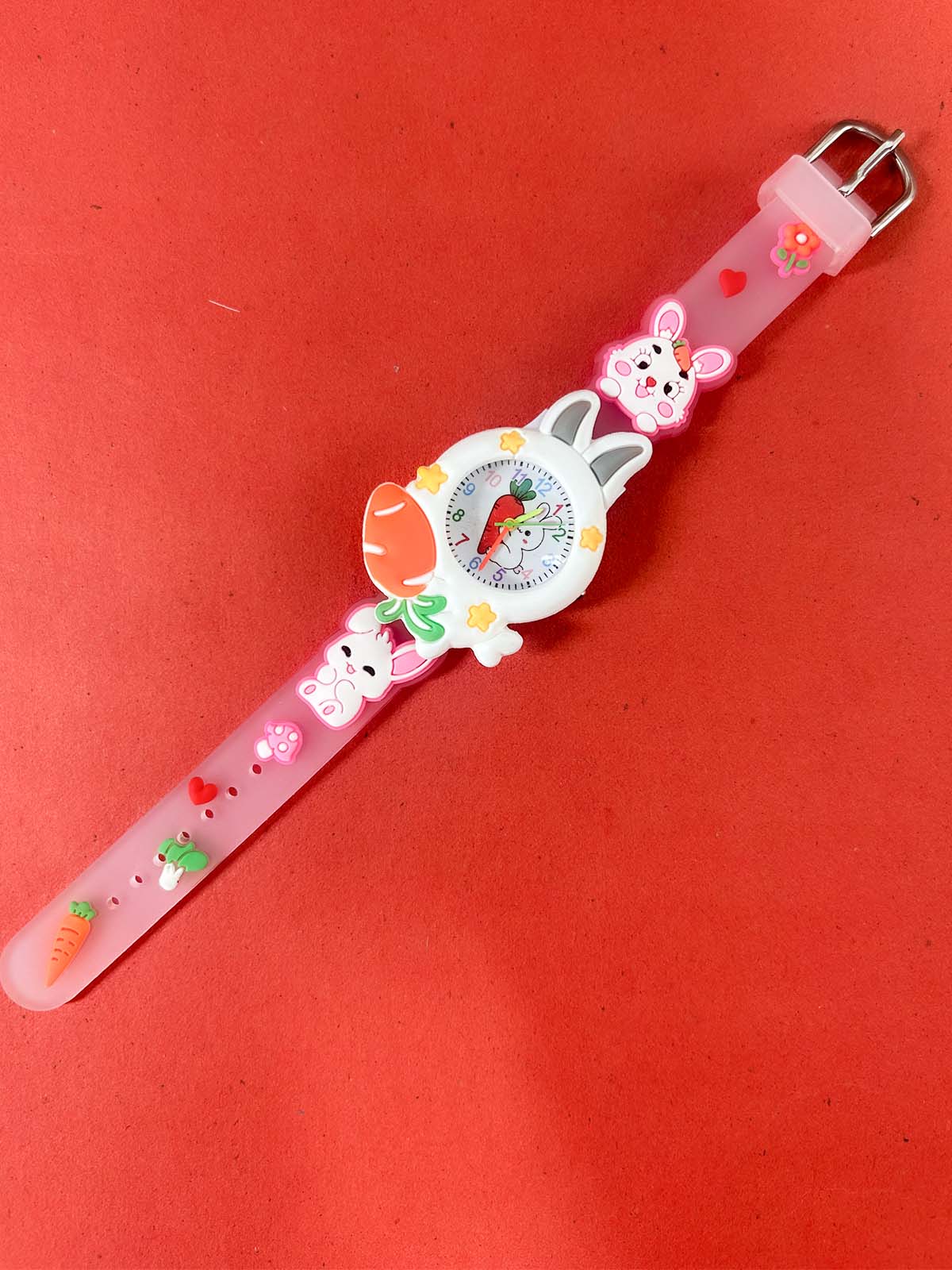Pink Wrist Watch For Girls KWW138