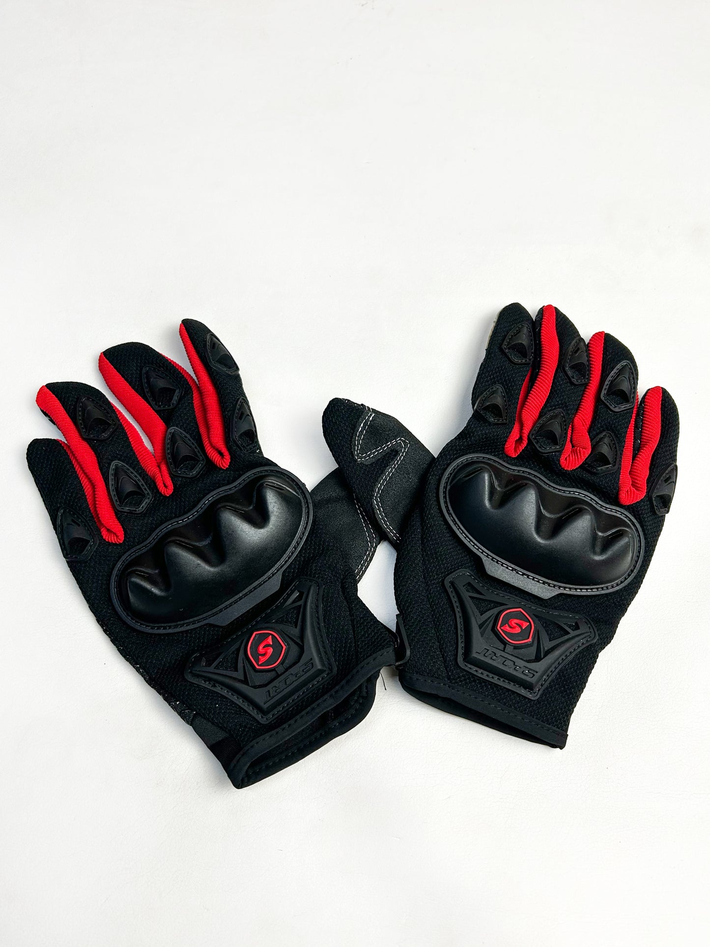 Red Winter Gloves For Men / Full Finger Gloves / Bike Gloves for Men MG07