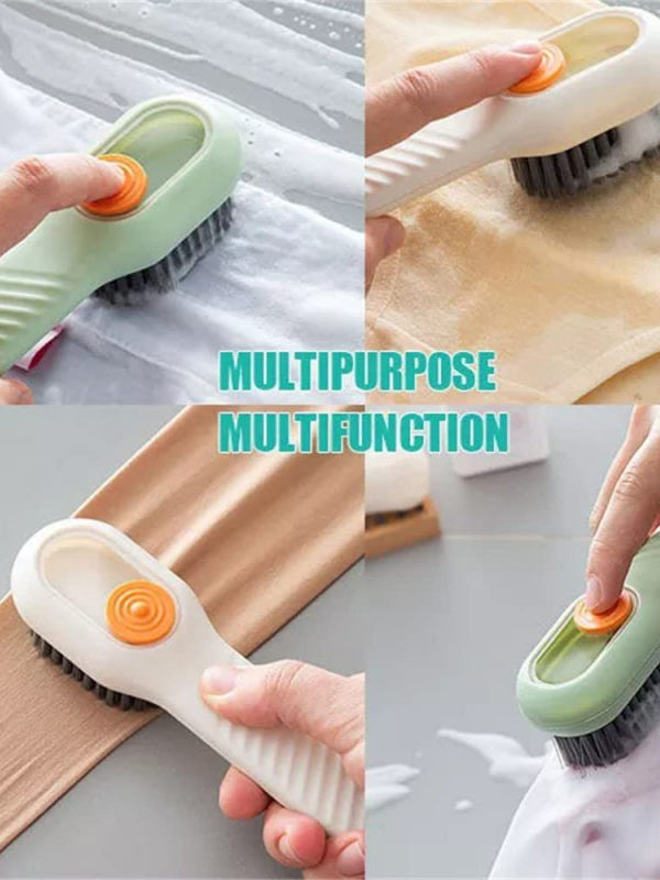 Cleaning Brush With Soap Dispenser Multicolor