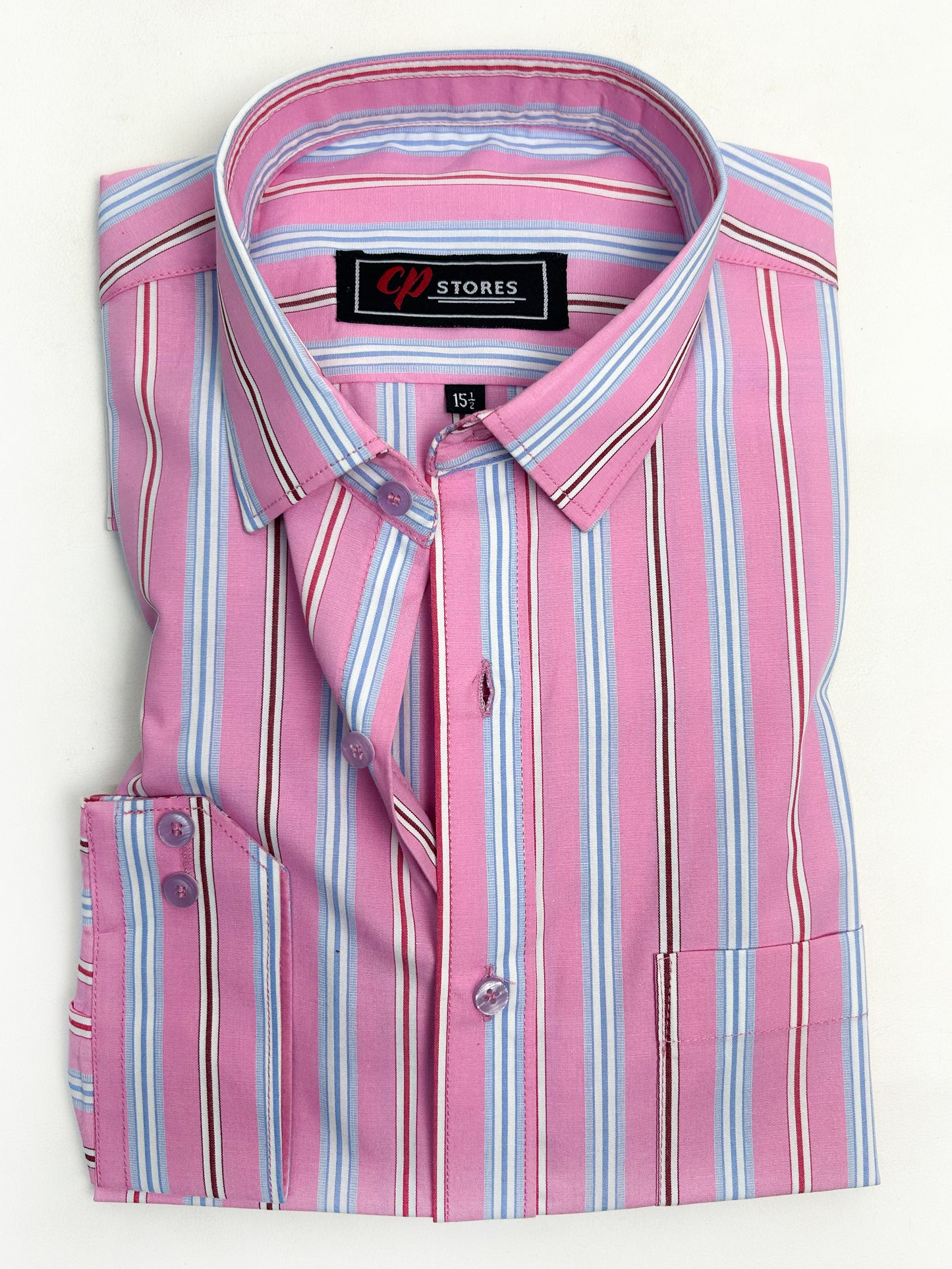 Pink Formal Dress Shirt For Men AN MFS119