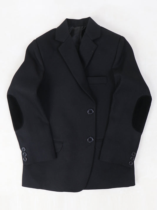 Boys Plain Casual Coat Blazer 7Yrs - 15Yrs Black