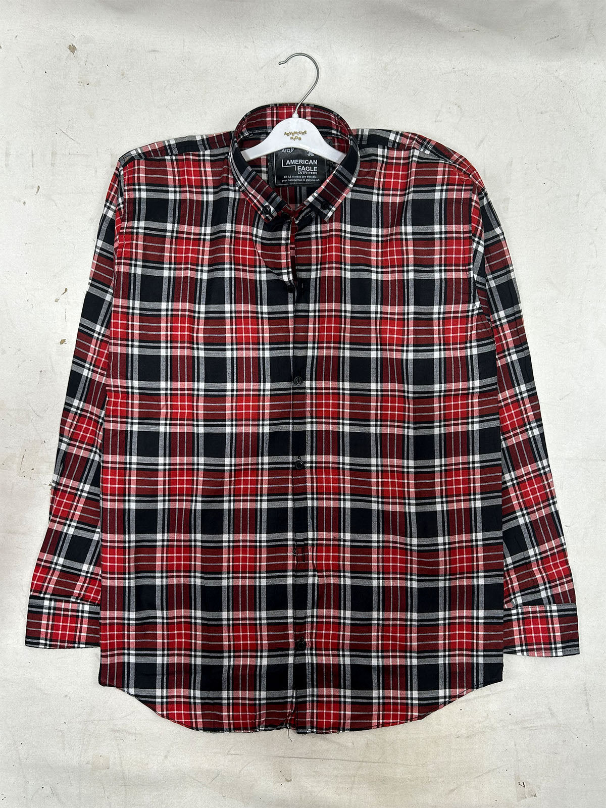 AE Red Check Casual Shirt For Men MCS151