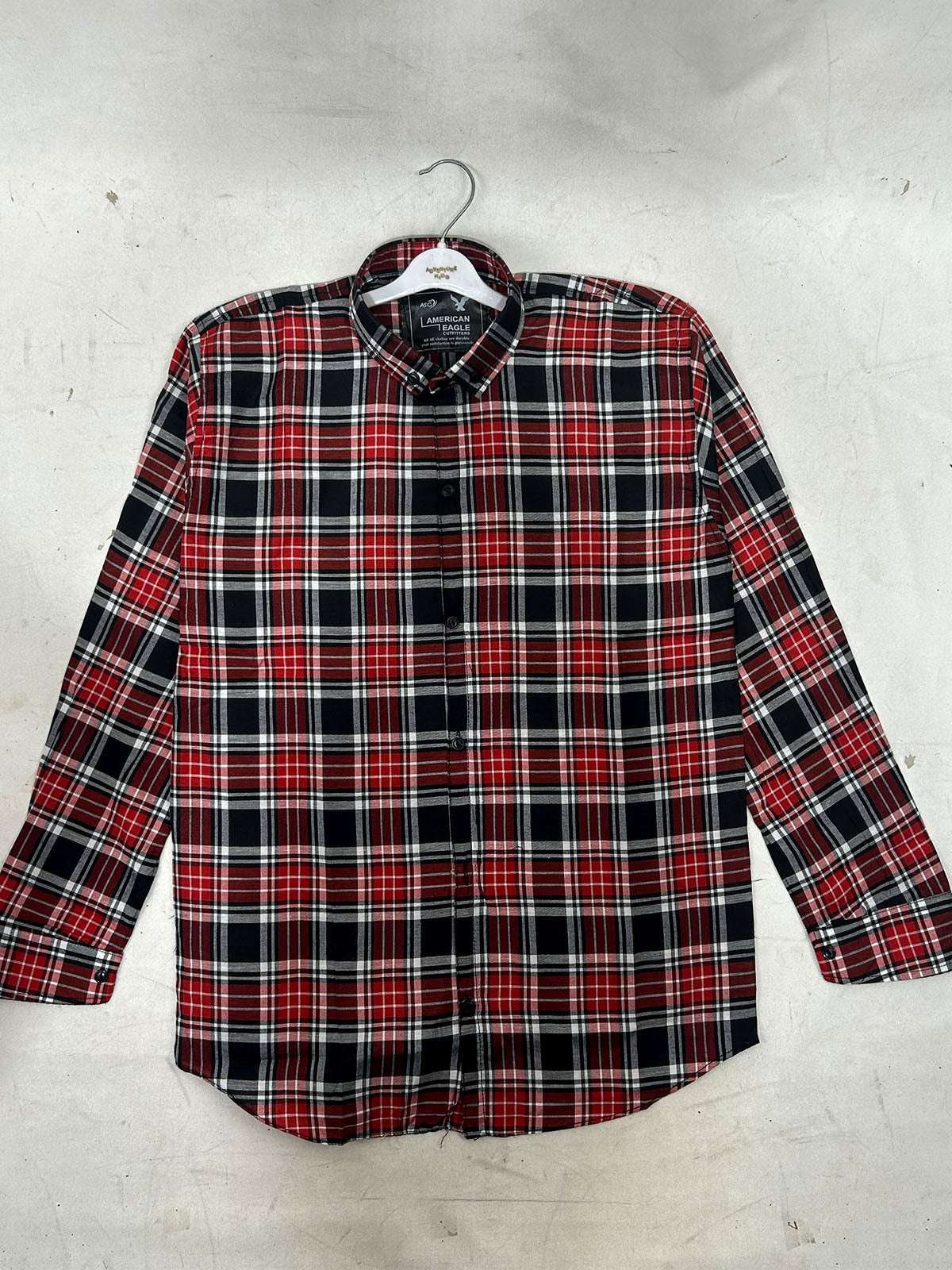 AE Red Check Casual Shirt For Men MCS151