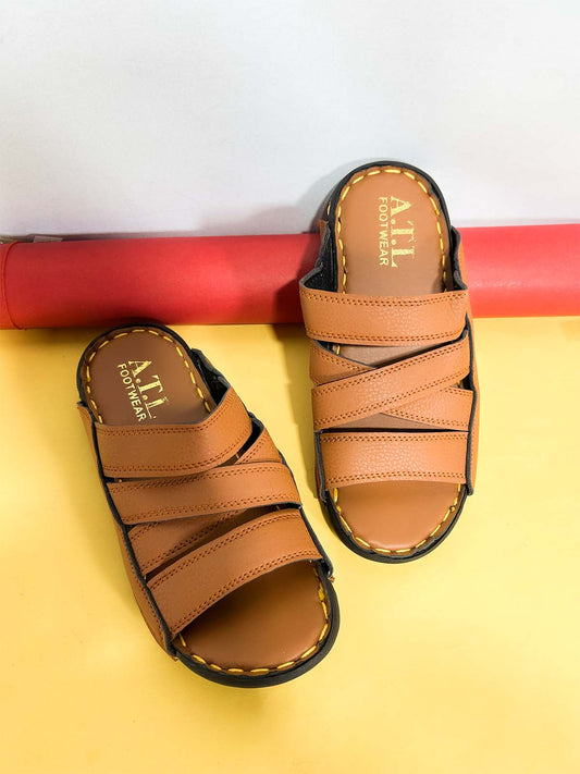 Brown Casual Slippers for Men MC151