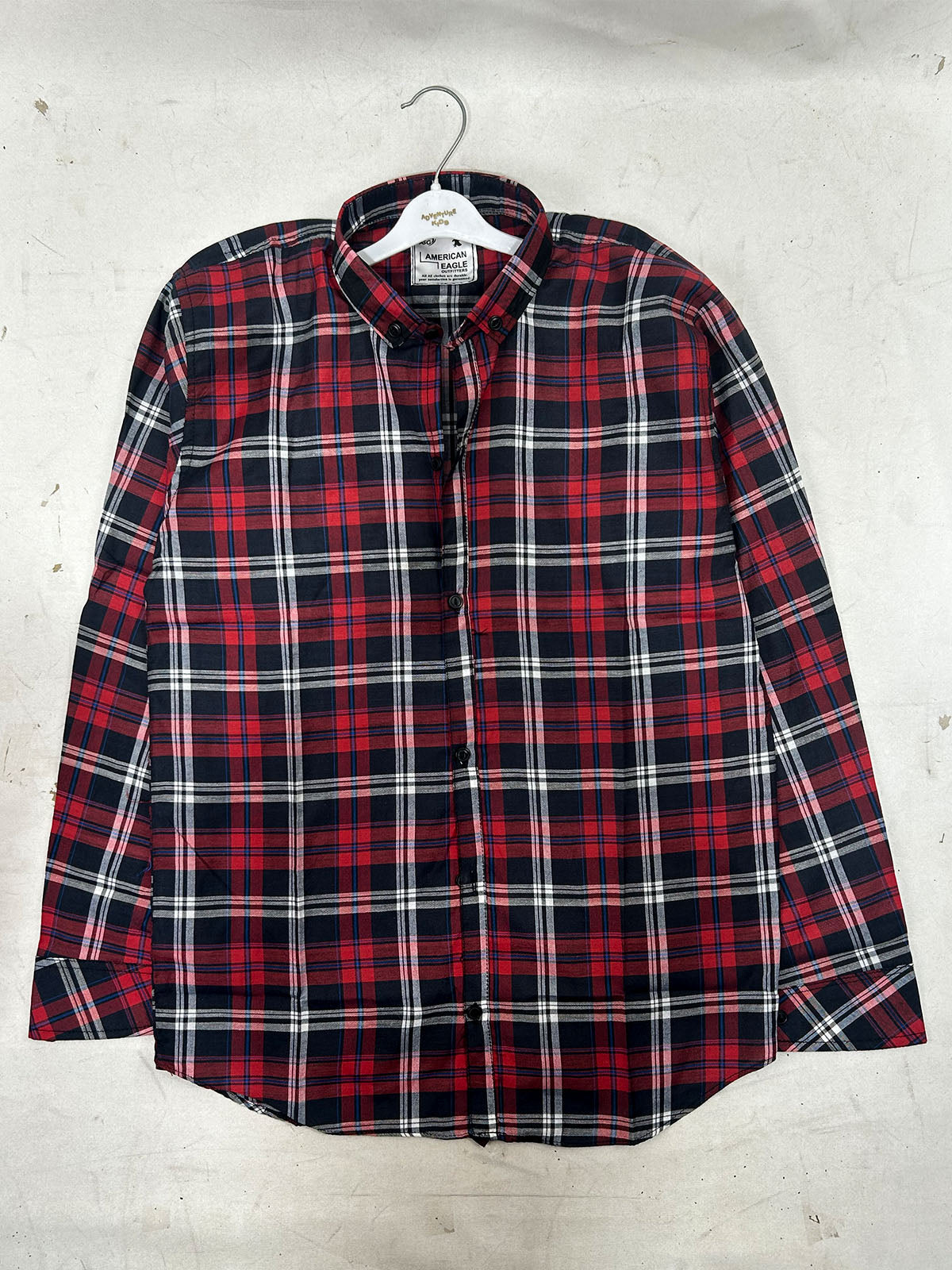 AE Red Check Casual Shirt For Men MCS152