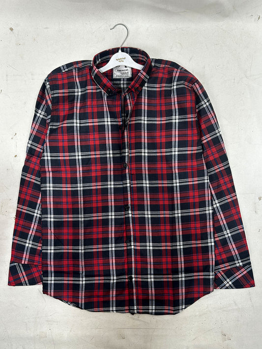 AE Red Check Casual Shirt For Men MCS152