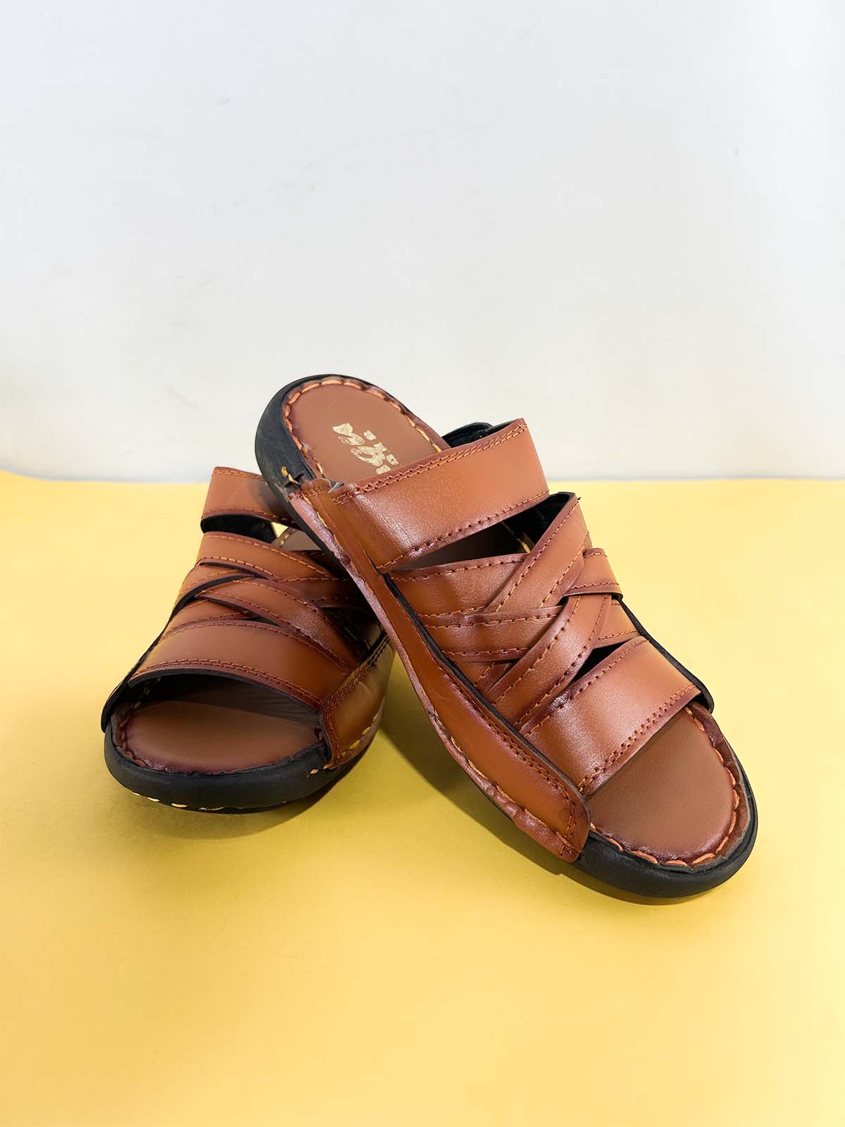 Brown Casual Slippers for Men MC144
