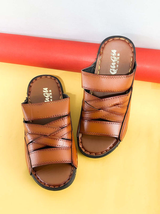 Brown Casual Slippers for Men MC144