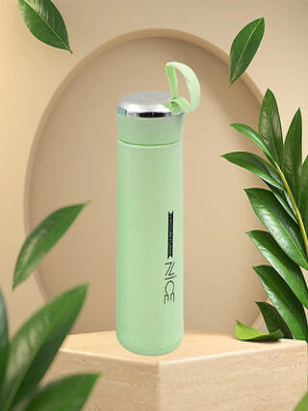 Light Green Vacuum Flask / Insulated Water Bottle - 400ML / Thermos Temperature Double Walled