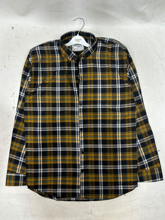 AE Yellow Check Casual Shirt For Men MCS153