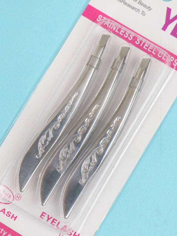 Pack Of 3 Tweezers Hair Remover For Eyebrow