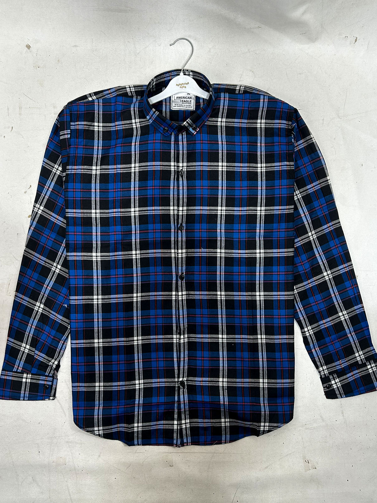 AE Blue Check Casual Shirt For Men MCS155