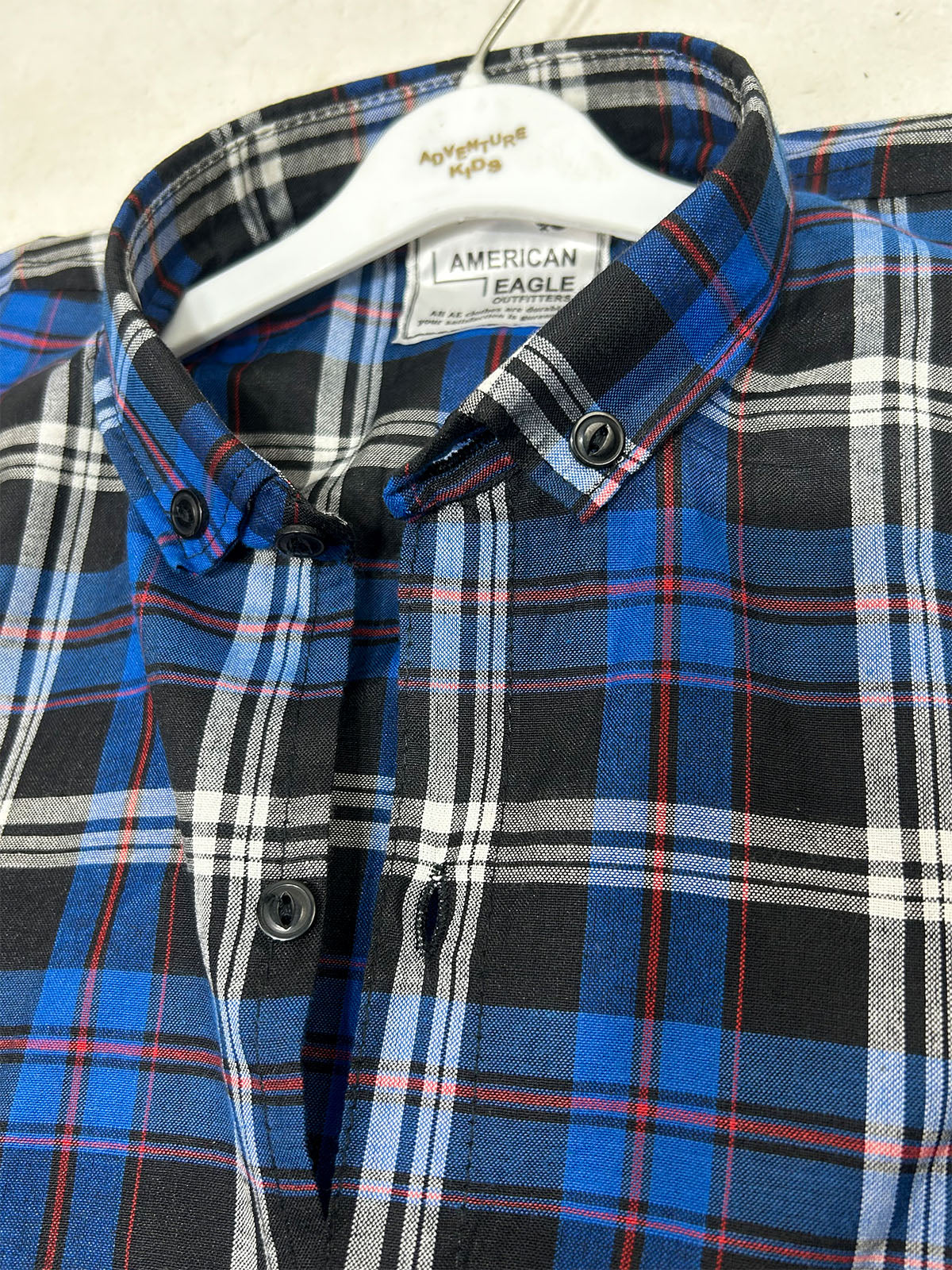 AE Blue Check Casual Shirt For Men MCS155