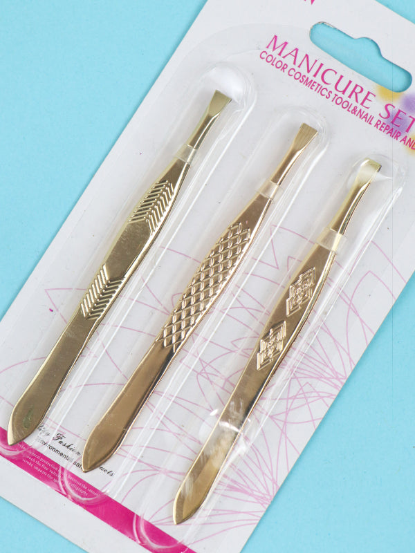 Pack Of 3 Eyebrow Tweezer