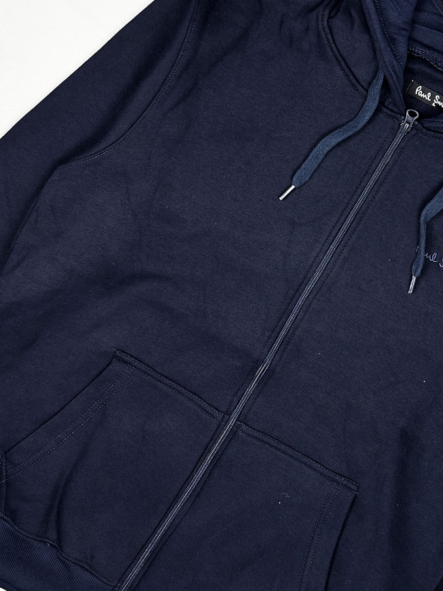 Navy Blue Zipper Hoodie For Men MH31