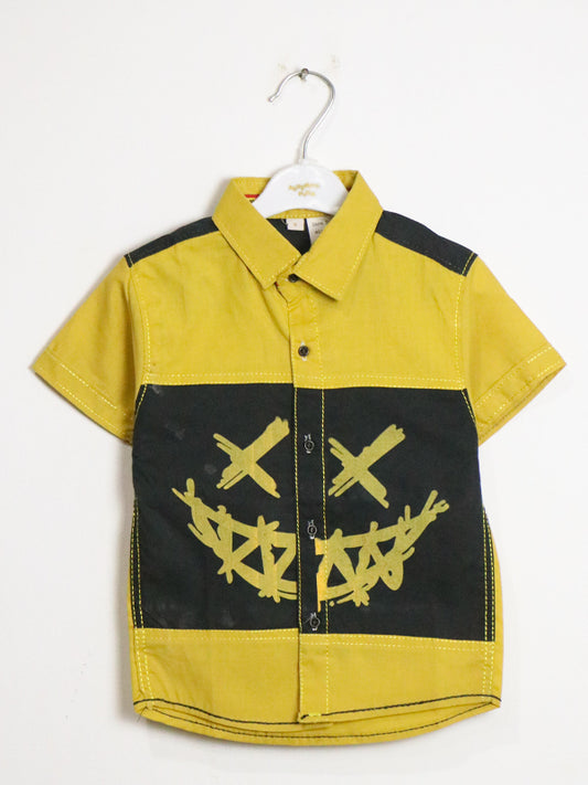 BL Boys Casual Shirt 1Yrs - 11Yrs Mustard Yellow