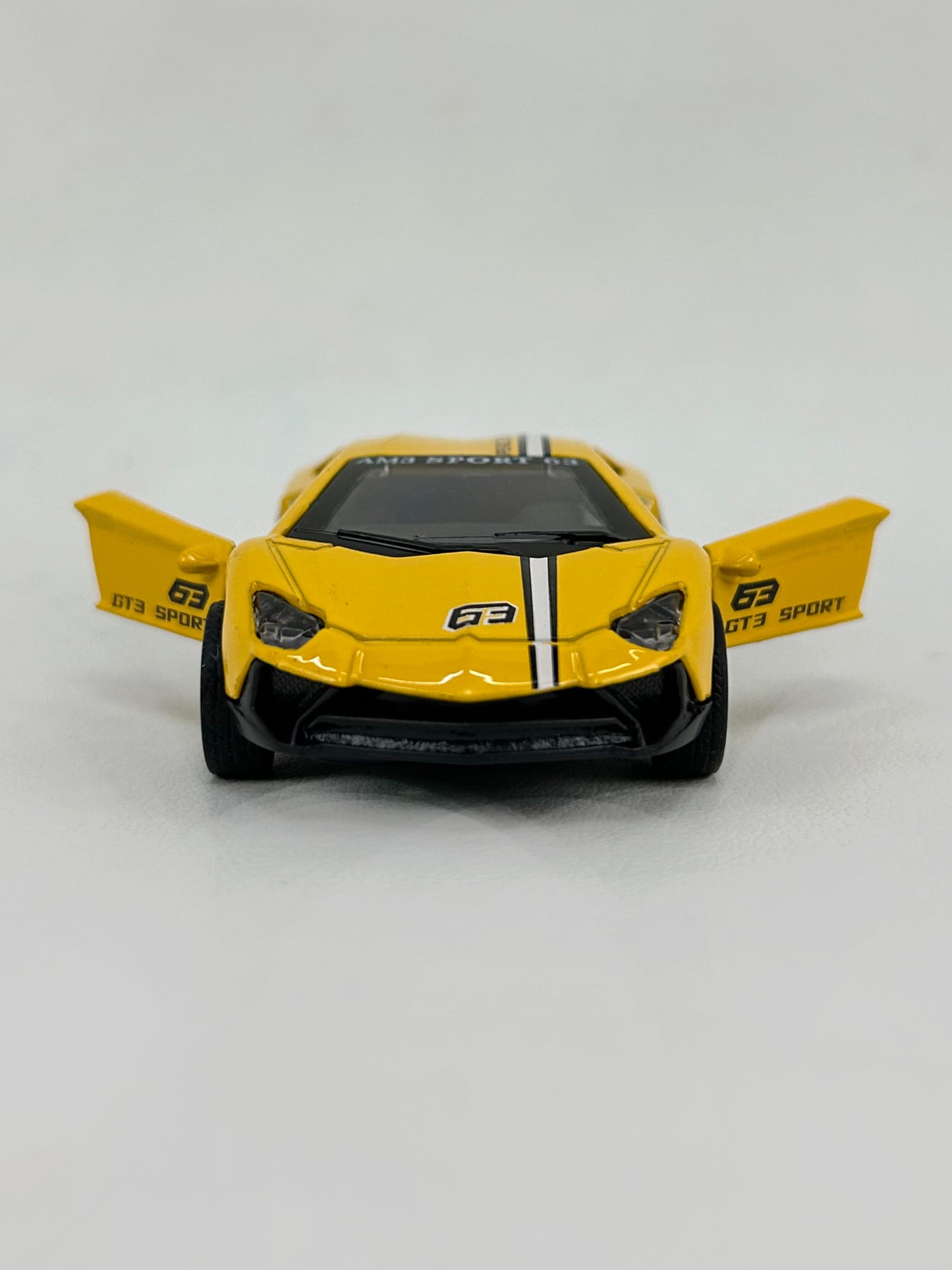 4312 Yellow Alloy Die-Cast Metal Car KTY95