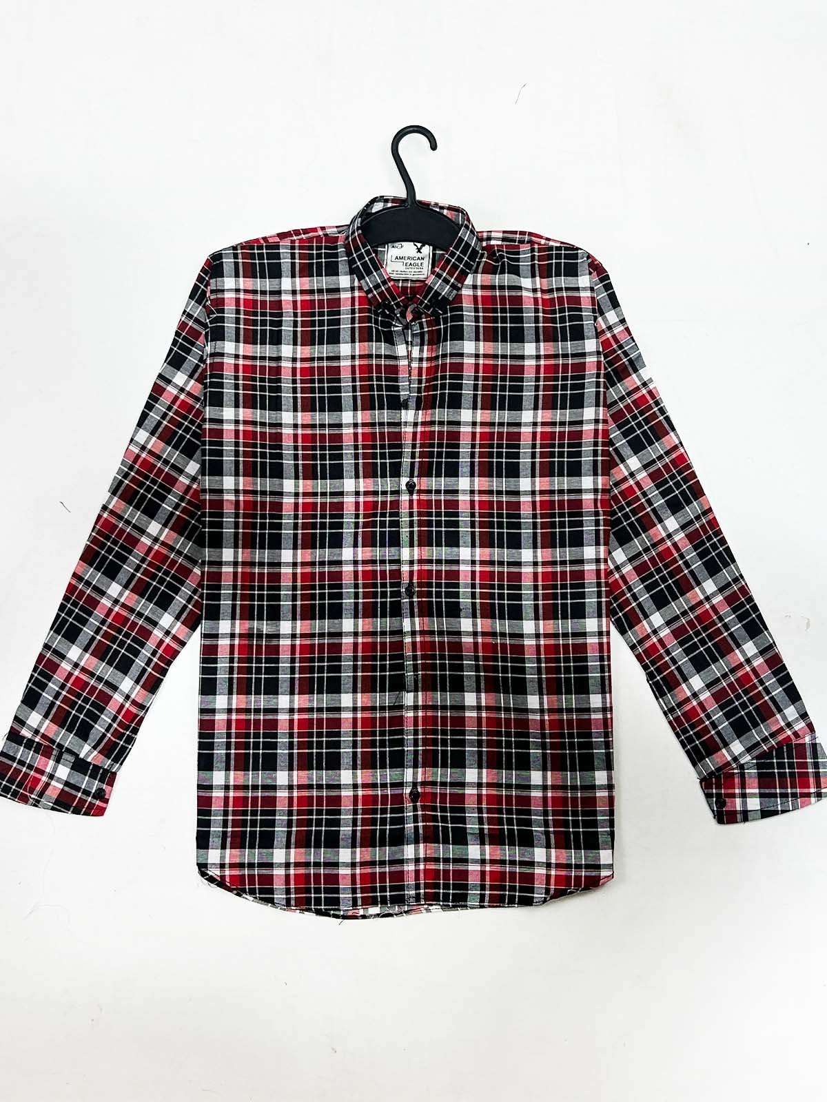 Red Checks Casual Shirt For Men MCS136