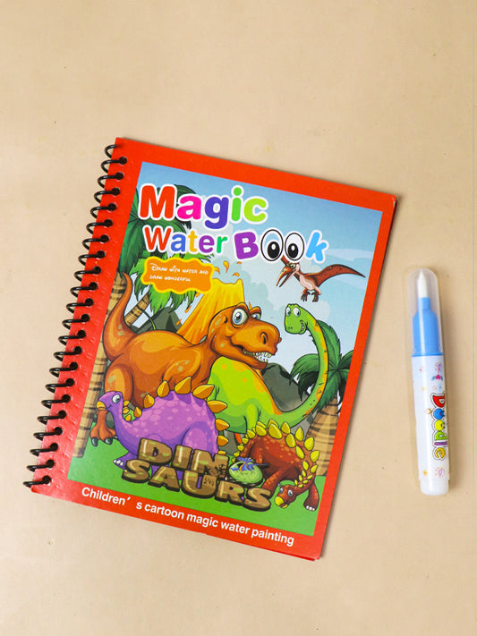 Magic Water Coloring Book & Magic Pen Dinosaurs