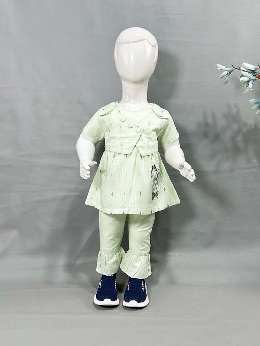 6Mth - 12Mth Green Suit For Newborns NBS685