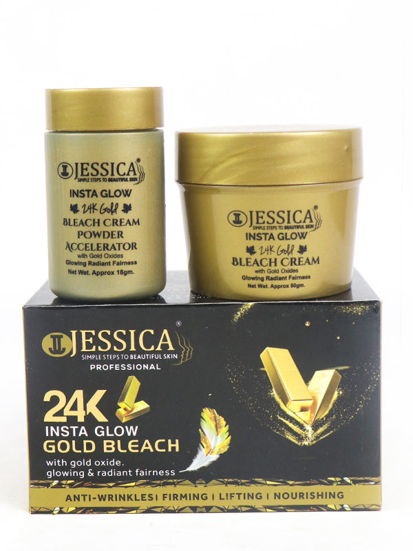 Jessica 24k Instant Glow Gold Bleach Cream