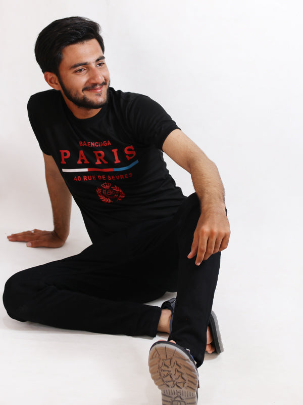 AH Men's T-Shirt Paris Black